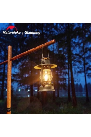 Naturehike Glamping Klasik Gasyağı Lambası Bej Çok Renkli