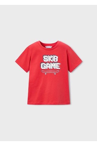 Mayoral Erkek Çocuk Penye Şort Tshirt Takım Kırmızı Kırmızı