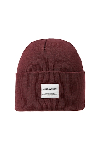 Jack & Jones Jack & Jone Jaclong Knit Beanie Noos Erkek Bere-27108 - Bordo