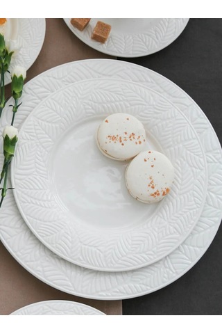 Magistro Crotone Porselen Börek Tabağı D 15,6 Cm 133748407 Beyaz