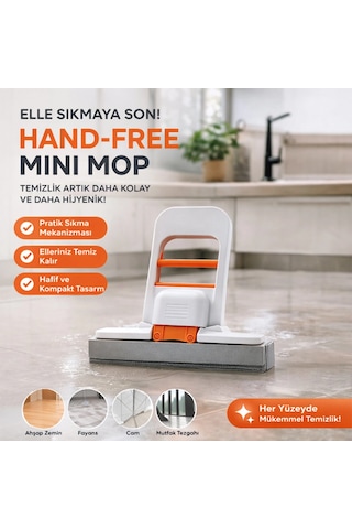 Bay Mini Mop 180 Temizlik Aparatı Tezgah - Pencere - Cam - Zemin Bx40 Najmaddin