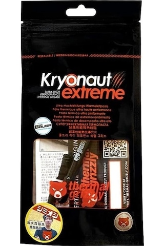 Thermal Grizzly Kryonaut Extreme 2gr 14.2w Multilingual Vpe 50 Yüksek Performanslı Termal Macun