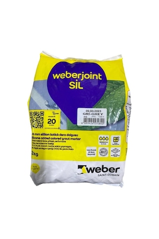 Weber Joint Sil 415 Gri Derz Dou 2 Kg