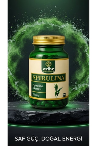 Welıve Spirülina Capsul 90 Kapsül