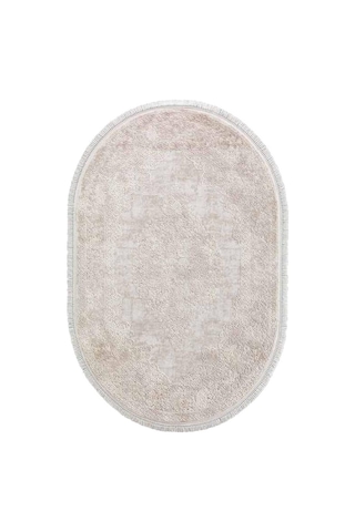 Flora Halı Ayşıl 1716A Bej Oval