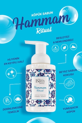 Nemlendirici Arındırıcı Hamam Köpük Sabun 300 Ml