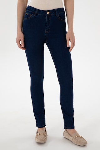 U.S. Polo Assn. Kadın Koyu Mavi Toothpick Fit Jean Pantolon 50307833-DN0023