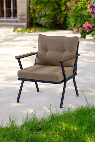 Pilocco Demonte Metal Bahçe Mobilyası Tekli Sarı 60x60cm Sarı