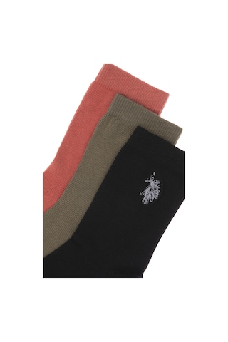 U.S. Polo Assn. Erkek Çocuk 3'lü Soket Çorap 50299298-VR046