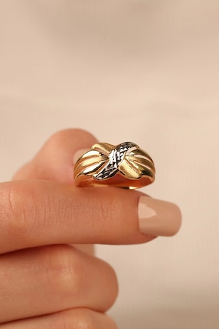 Çgkmücevherat Tarz Kalemli Altın Yüzük Klm001 Gold