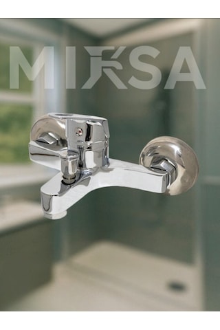 Krom Mix Banyo Duş Bataryası Musluğu , Yerli Üretim
