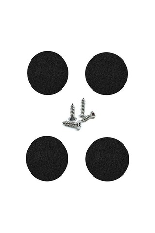 Flybuy Bosphorusboutique Paslanmaz Çelik 6cm Ayarlanabilir Mobilya Ayakları 4 Adet - Modern Ve Dayanıklı -