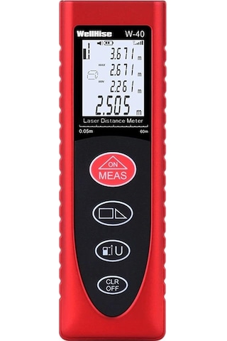 Wellhise W-40 40 Metre Lazer Metre Mesafe Ölçer