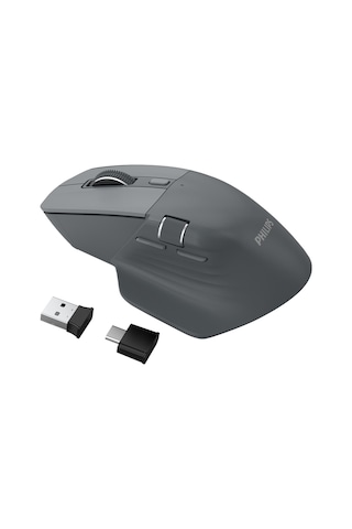 Philips SPK7858 Bluetooth Kablosuz Çift Modlu 4000DPI 7 Tuşlu Optik Mouse