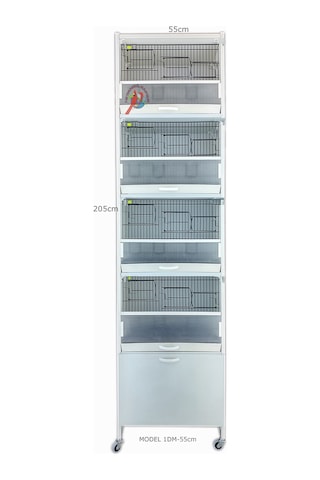 İstanbul Kafes Model 1D Pvc Kuş Dolabı