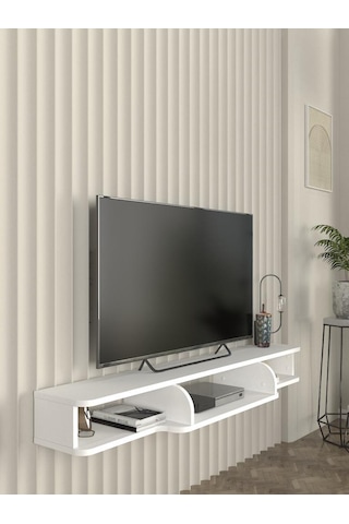 Leppo Tv Sehpası Beyaz 135 Cm Diğer