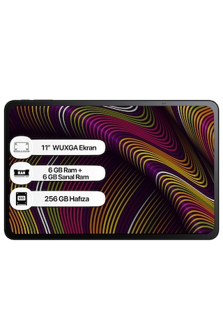 TCL TAB 11 GEN2 6 GB (+6 GB Sanal Ram) 256 GB WUXGA 11" Tablet