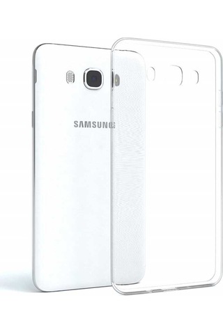 Galaxy J7 Kılıf Zore Süper Silikon Kılıf Renksiz