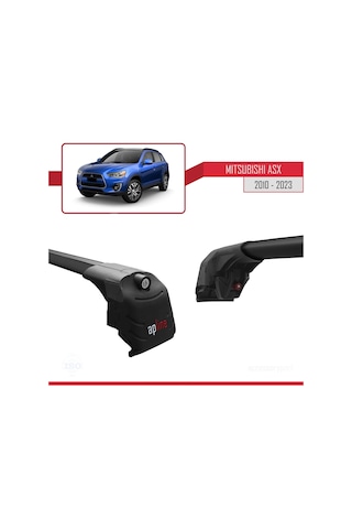 Mitsubishi Asx / Rvr Mk3 2010-2023 Arası İle Uyumlu Ace-2 Ara Atkı Tavan Barı Siyah