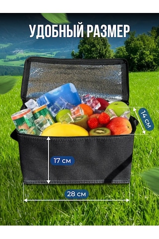 Thermogo Termo Çanta Çanta Soğutucu 376547125 Siyah