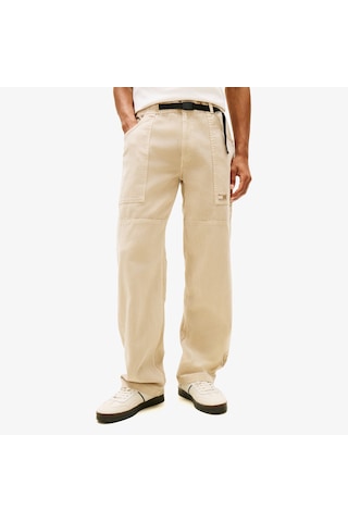 Tommy Hilfiger Jaimie Fabric Blocking Pant Erkek Bej Pantolon Dm0dm23105 Bej