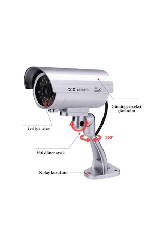 %100 Gerçekçi İç Ve Dış Mekan İçin Sahte Güvenlik Kamerası