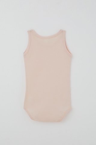Breeze Kız Çocuk Çıtçıtlı Atlet Zıbın Body Basic 1-3 Yaş , Pudra