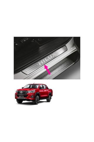 Toyota Uyumlu Hılux 2016 Sonrası Kapı Eşiği 4Lü Set