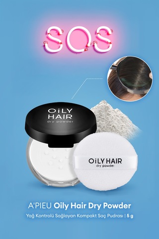 Yağ Kontrolü Sağlayan Kompakt Saç Pudrası A'pıeu Oily Hair Dry Powder