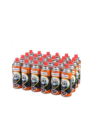 Merttools Kamp Ocak Gazı Valfli Kartuş 227gr - 24 Adet Turuncu
