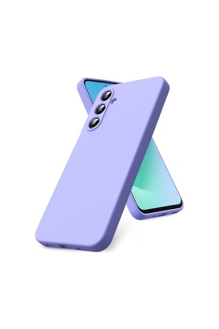Samsung Uyumlu Galaxy S25 Fe Nano İçi Kadife Silikon - Lila