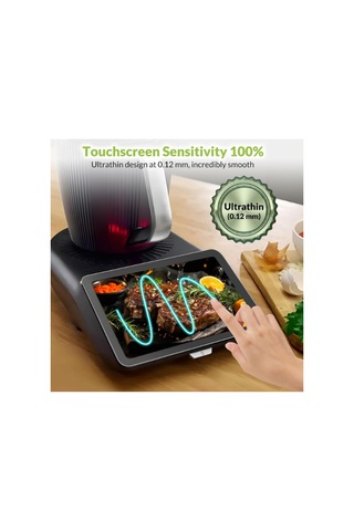 Thermomix Tm7 Uyumlu 9h Kırılmaz Nano Cam Ekran Koruyucu Çizilmeye Dayanıklı Şeffaf-9hnona