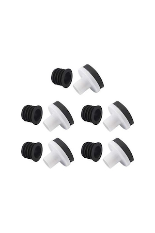 Trendooze Tuvalet Flanş Halkası, Drenaj Önleyici, Siyah, Pratik Tasarım Siyah