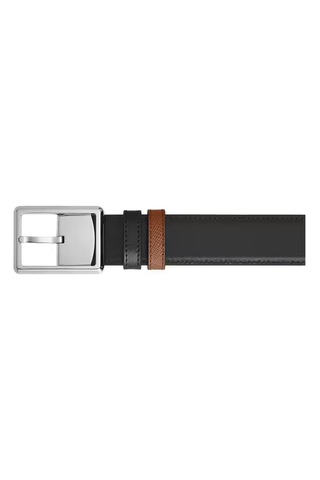 Montblanc Sartorial Deri 30 Mm Çift Taraflı Kemer 222189 Kahverengi