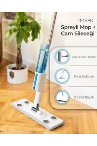 Tmark Cam Silecekli Spray Mop Paspas