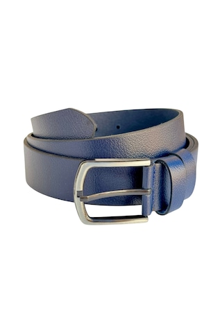 Süzer Deri Battal Boy Hakiki Deri 4 Cm. Tokalı Düz Model Spor Erkek Kemer Lacivert Lacivert