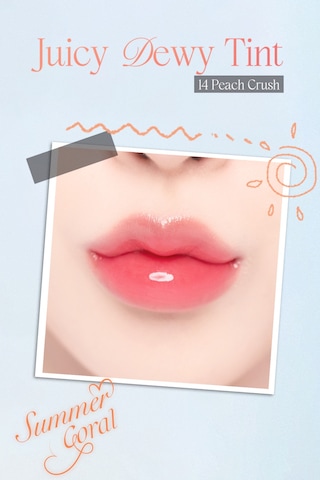 Dasique Yoğun Parlaklık Ve Canlı Renkler Sunan Kalıcı Tint Juicy Dewy Tint 14 Peach Crush 14 Peach Crush
