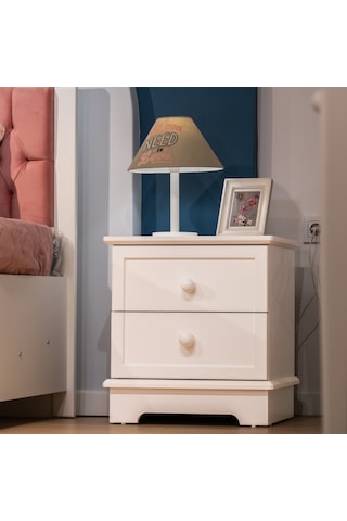 Meltem Kids Classy Krem Genç Odası Komodin