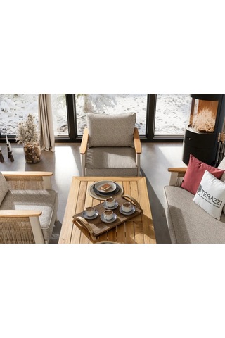 Melody Bahçe & Balkon Oturma Grubu Krem
