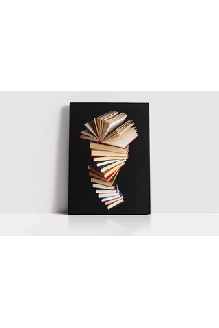 Kitap Kulesi Kanvas Tablo-152807