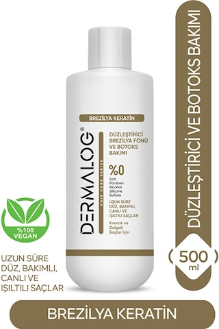 Dermalog Brezilya Fönü-Keratin Bakımı Kalıcı Onarıcı Düzleştirici