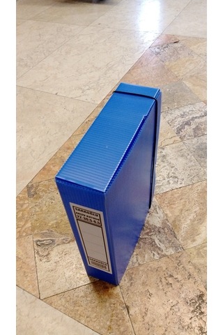 Saraoğlu Arşiv ve Proje Kutusu 22 x 31 x 7 CM Mavi 15 Adet