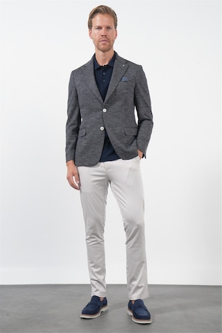 İmza Lacivert Mono Yaka Örme 6 Drop Slim Fit Ceket 1002260152
