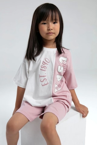 U.S. Polo Assn. Kız Garson Bermuda Takım - Soft Pembe Soft Pembe