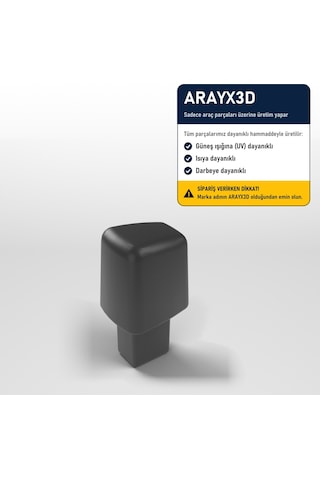 Arayx3d Honda Civic Fb7 2012-2016 Uyumlu El Freni Düğmesi Park Freni Butonu Siyah