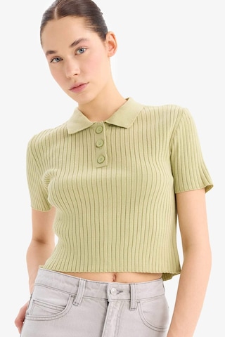 DeFacto Slim Fit Dar Kesim Polo Yaka Kısa Kollu Triko Tişört N9752AZ24SPGN744
