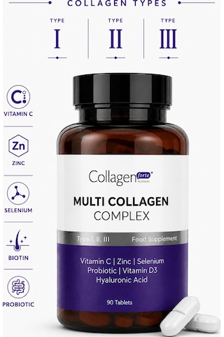Collagen Forte Multi Collagen Complex 90 Tablet
