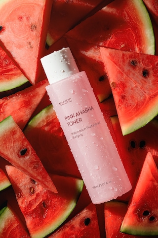 NACIFIC Pink AHA BHA Toner 150 ml , Arındırıcı ve Aydınlatıcı Tonik , Gözenek ve Doku Dengeleyici
