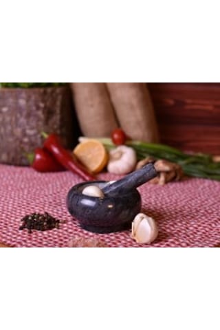 Morlero - Mermer Havan Siyah