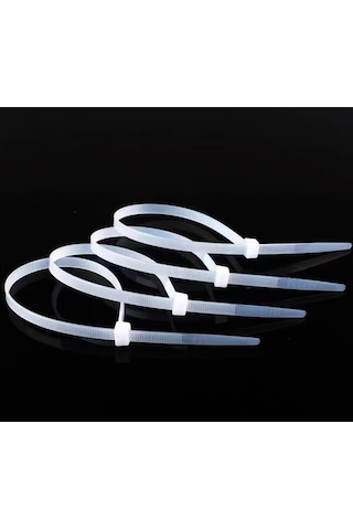 Kablo Bağı 100 Adet Cırt Kelepçe-nylon66 4.8 X 360mm- Beyaz